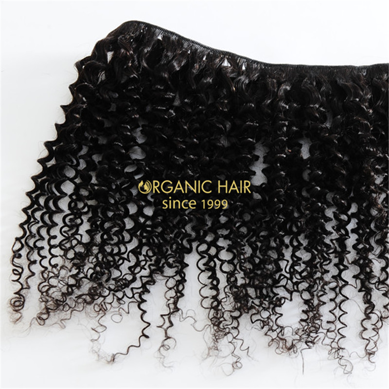 Brazilian human curly hair weave kinky curl 9a grade